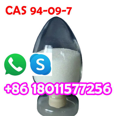 99% คริสตัลเบนโซคาอีน Cas 94-09-7 อเมริกัน