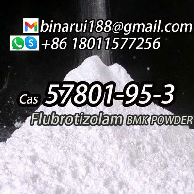 Flubrotizolam Powder CAS 57801-95-3 2-บรอม-4- ((2-ฟลอโรเฟนิล)-9-เมธีล-6H-ธีโน[3,2-f]