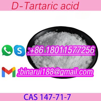 D-Tartaric Acid CAS 147-71-7 (2S,3S) -Tartaric Acid สินค้ากลางทางเคมีละเอียด เกรดอาหาร