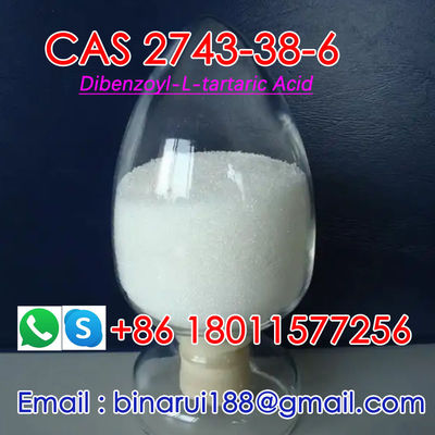 จําหน่ายสารกลางเคมีดีดีคุณภาพดี Dibenzoyl-L-Tartaric Acid CAS 2743-38-6