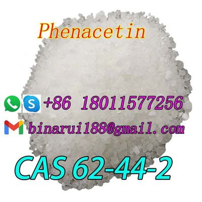 Cas 62-44-2 Phenacetin สารพัสดุผลิตภัณฑ์ยา C10H13NO2 Achrocidin BMK/PMK