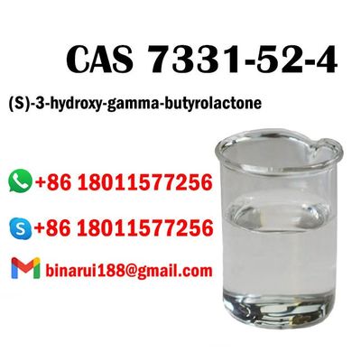 (S)-3-ไฮดรอ็กซี่-γ-บุติโรลาคตัน Cas 7331-52-4 (S)-4-ไฮดรอ็กซิดีไฮดรอฟูราน-2(3H) -หนึ่ง