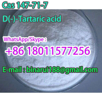 ผู้ขายดีที่สุด CAS 147-71-7 D-Tartaric Acid C4H6O6