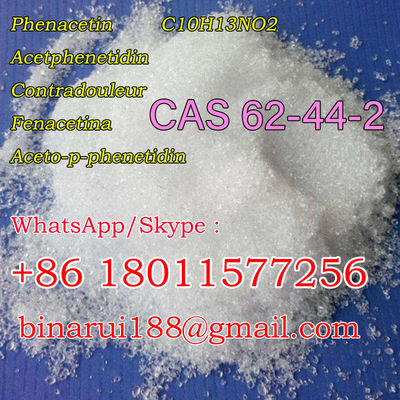 CAS 62-44-2 ตัวอย่างมีให้บริการในโรงงาน Phenacetin C10H13NO2 Achrocidin