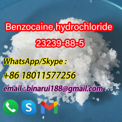 CAS 23239-88-5 เบนโซคาอีนไฮโดรคลอไรด์ / เอธิล 4-อะมิโนเบนโซเอตไฮโดรคลอไรด์ ราคาถูก
