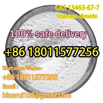 CAS 13463-67-7 O2Ti ไทเทเนียมไดออกไซด์ / ไทเทเนียม ((IV) ไอนาตาส์โอกไซด์ พาวเดอร์ พร้อมสินค้า